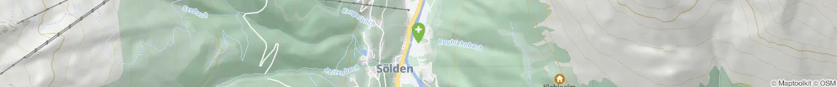 Kartendarstellung des Standorts für Ötztal-Apotheke in 6450 Sölden